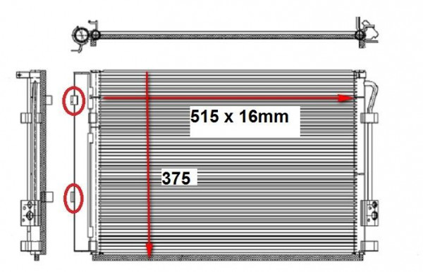I2010ACCFL - A/C CONDENSER * 12-14