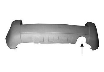 TUC10BUMPR1 - BUMPER * REAR * SINGLE EXHAUST HOLE